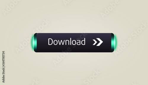 Vector Web Button. Download Button.