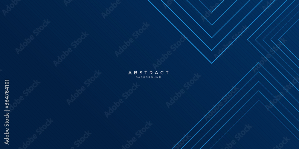 Dark blue color gradient presentation background, geometric lines triangle pattern, vector abstract trendy graphic design. Simple minimal halftone color gradient, modern pattern backgrounds 