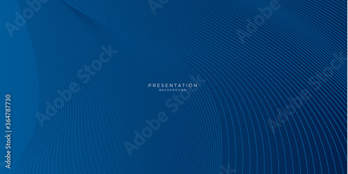 Abstract blue background with wave water circle spiral light texture. Vector illustration for presentation design with modern futuristic corporate and technology concept