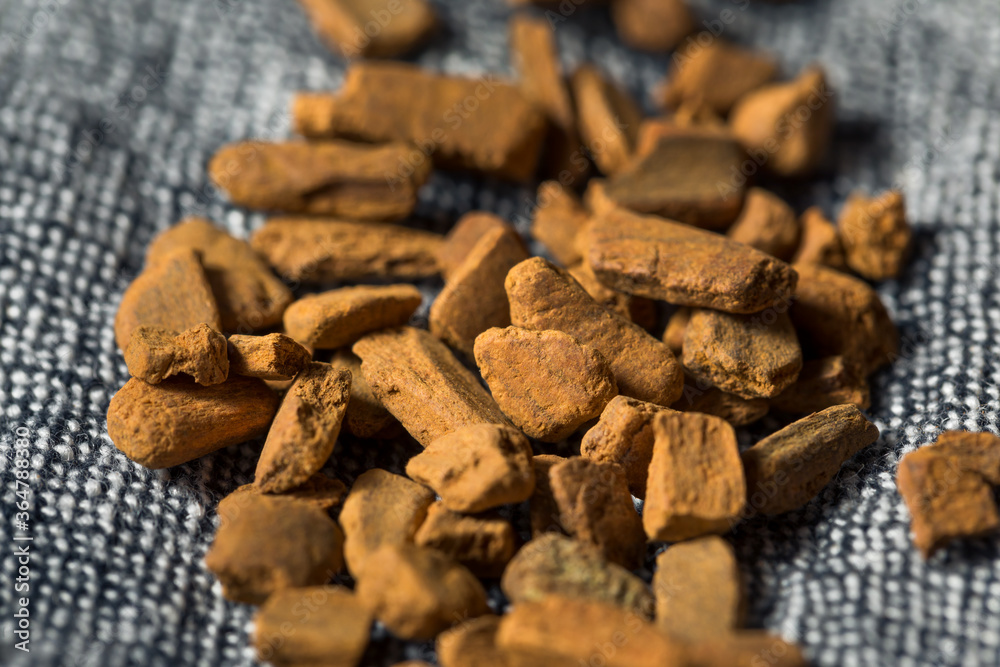 Obraz premium Raw Organic Cassia Cinnamon Chips