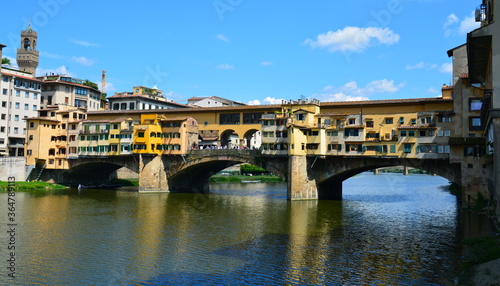 Fototapeta Naklejka Na Ścianę i Meble -  Ponte Vecchio Florence Toscane Italie