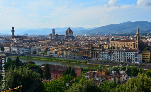 Vue Panoramique Florence Toscane Italie