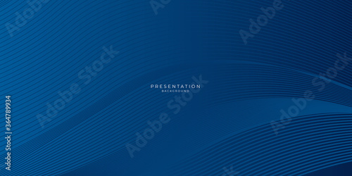 Blue background wavy metal pattern presentation template. Vector illustration design for presentation, banner, cover, web, flyer, card, poster, wallpaper, texture, slide, magazine, and powerpoint.