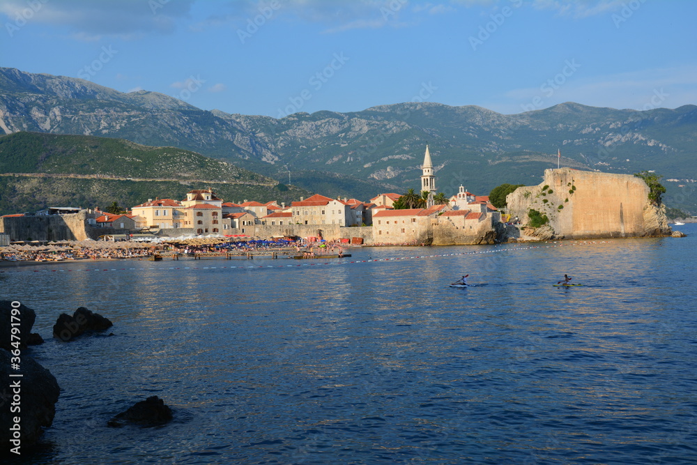 Village de Budva sur la côte Adriatique Monténégro Balkans