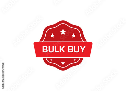 Bulk Buy label sticker, Bulk Buy  Badge Sign