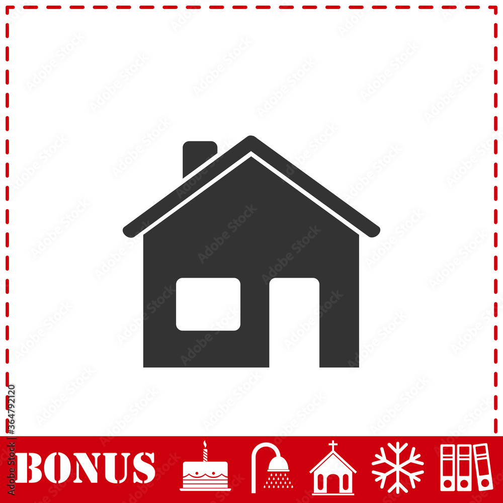 Home icon flat Home icon flat