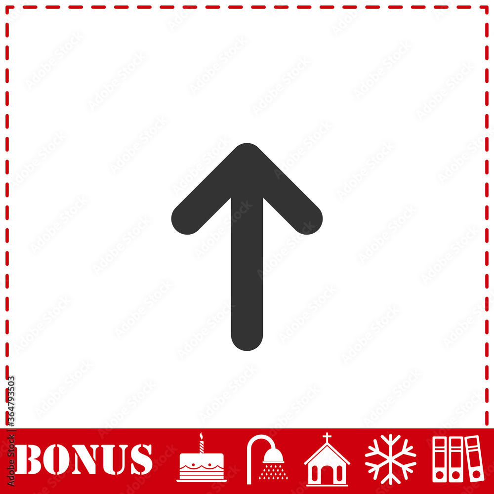 Arrow Up icon flat Arrow Up icon flat