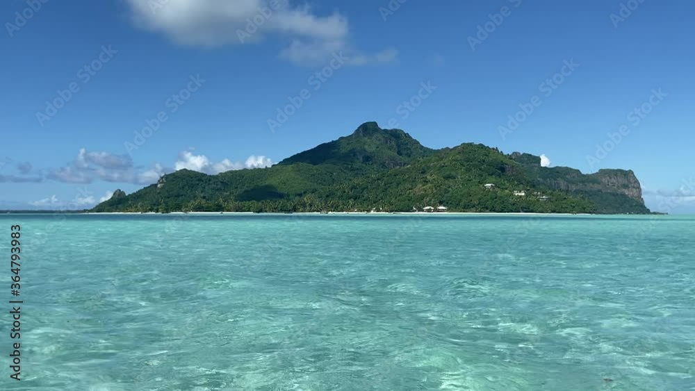 Lagon turquoise à Maupiti, Polynésie française Lagon turquoise à Maupiti, Polynésie française