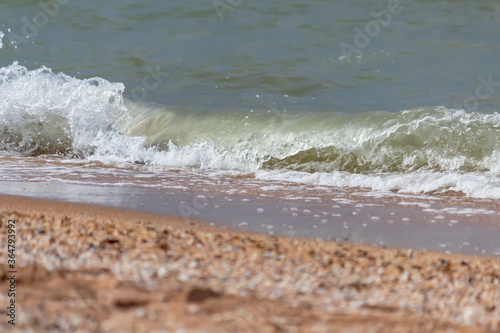 wave by the sea, shell beach, use as background