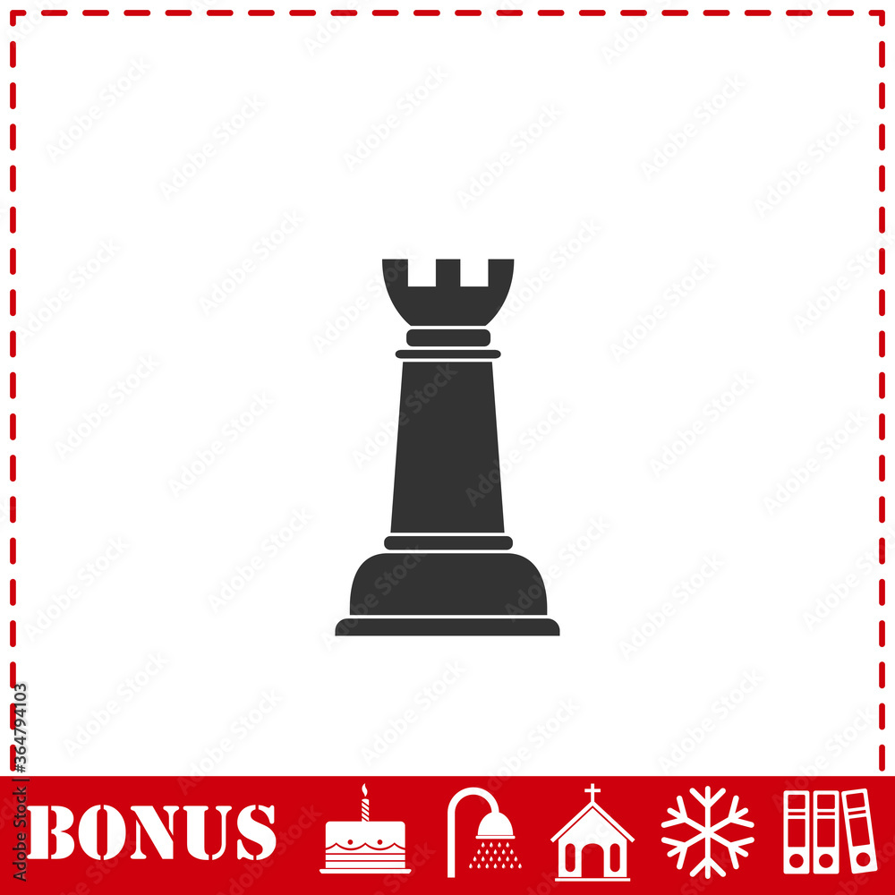 Chess icon flat Chess icon flat