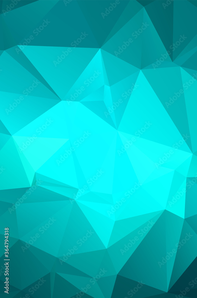 Naklejka Light blue triangle modern geometric abstract background