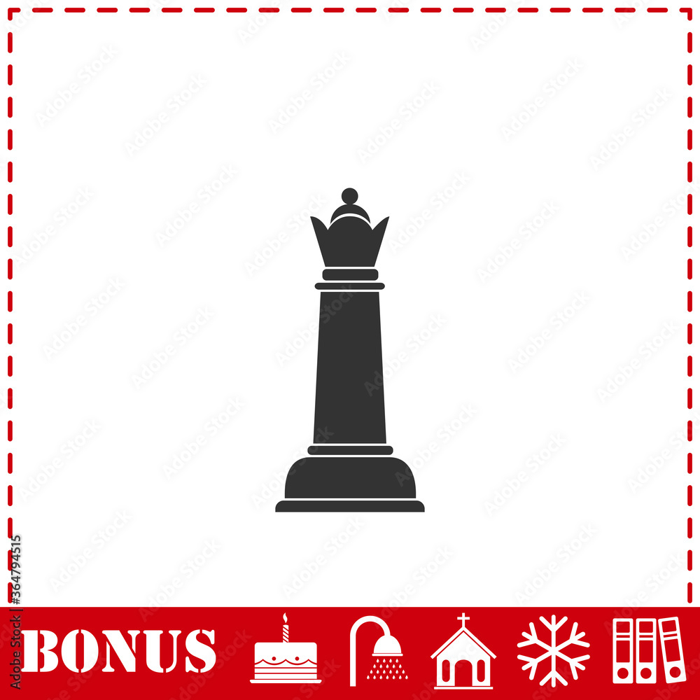 Chess icon flat Chess icon flat