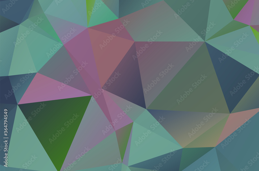 Obraz premium Vivid colorful gradient mosaic background. Geometric triangle, mosaic, abstract