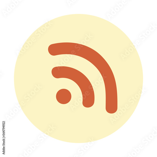 Wifi symbol design, Internet technology communication connection network wireless signal web and access theme Vector illustration