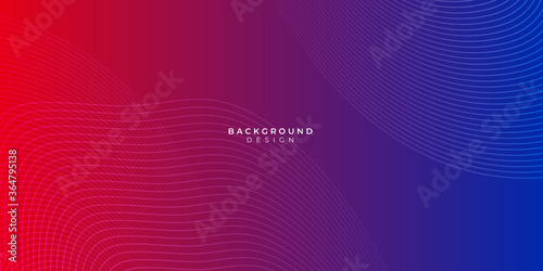 Modern red blue abstract presentation background with science and technology themes style 