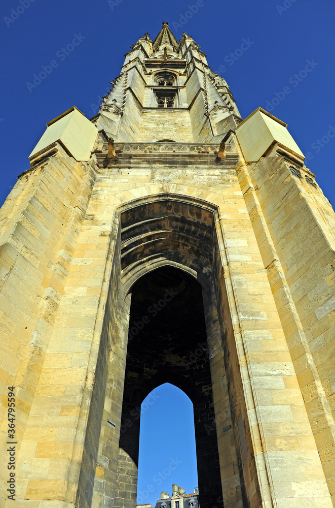 Flèche de la Basilique Saint Michel, Bordeaux Gironde France 