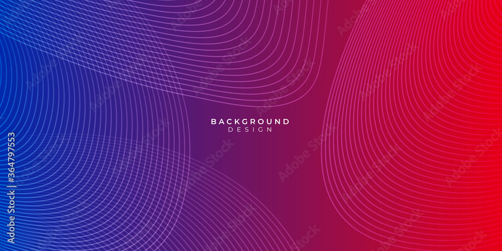 Fototapeta premium Red gradient blue box rectangle abstract background vector presentation design