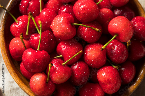 Raw Red Organic Cherries