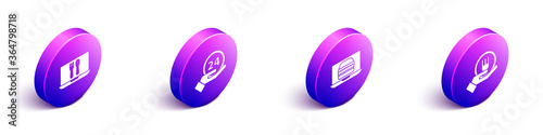 Set Isometric Online ordering and delivery, Clock 24 hours, Online ordering burger delivery and Online ordering and delivery icon. Vector.