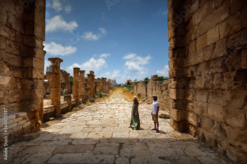 Happy Couple in the Ruins of Tyre