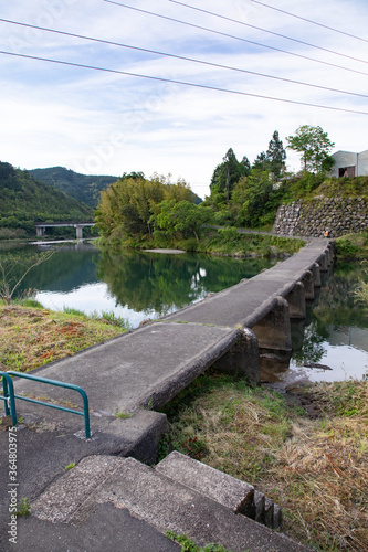 四万十川 一斗俵沈下橋 -現存最古の四万十川沈下橋-