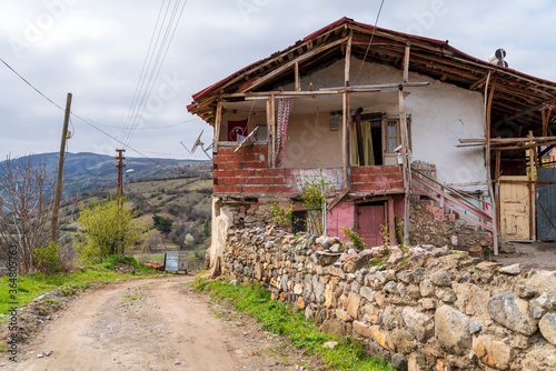 Wallpaper Mural Old village houses in Anatolia. March 25, 2020 Tokat, Turkey Torontodigital.ca