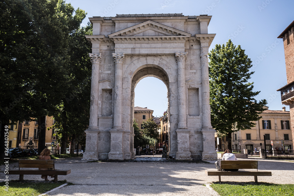The Arco dei Gavi, medieval monument in Verona