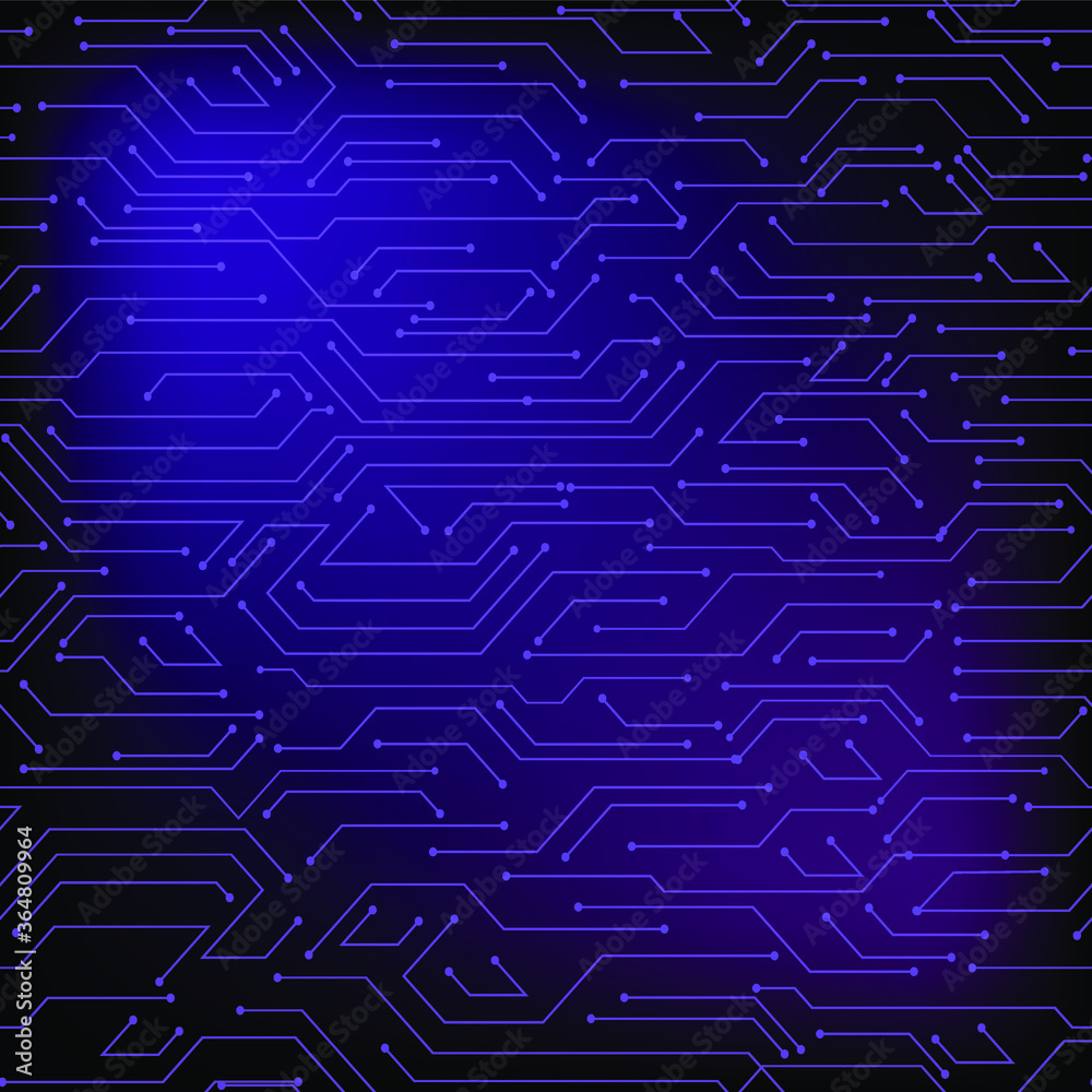 Seamless pattern computer microchip on a violet background, modern concept for your design. Seamless pattern computer microchip on a violet background, modern concept for your design.
