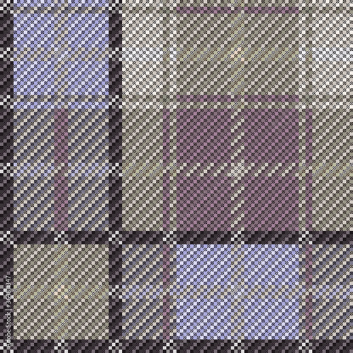 Rectangular seamless pattern in khaki, brown, magenta and violet hues