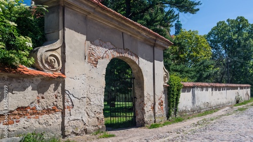 Obraz na płótnie Mur klasztorny w salonie