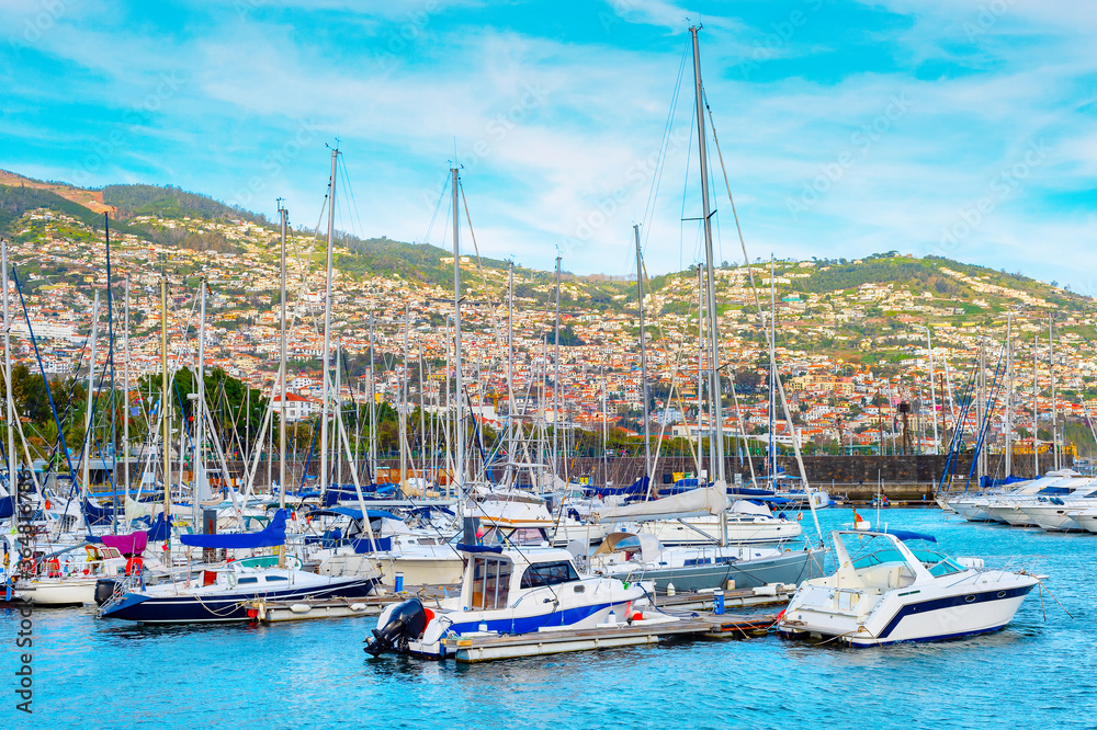 Marina yachts motorboats Madeira Portugal