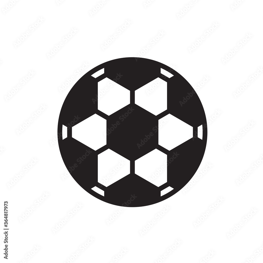 Obraz premium Football icon vector logo design template