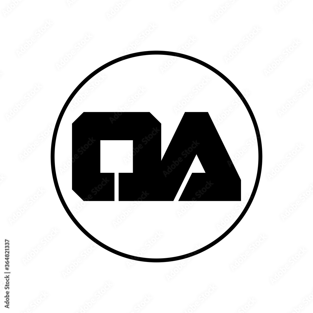 OA Letter Logo Design With Simple style OA Letter Logo Design With Simple style