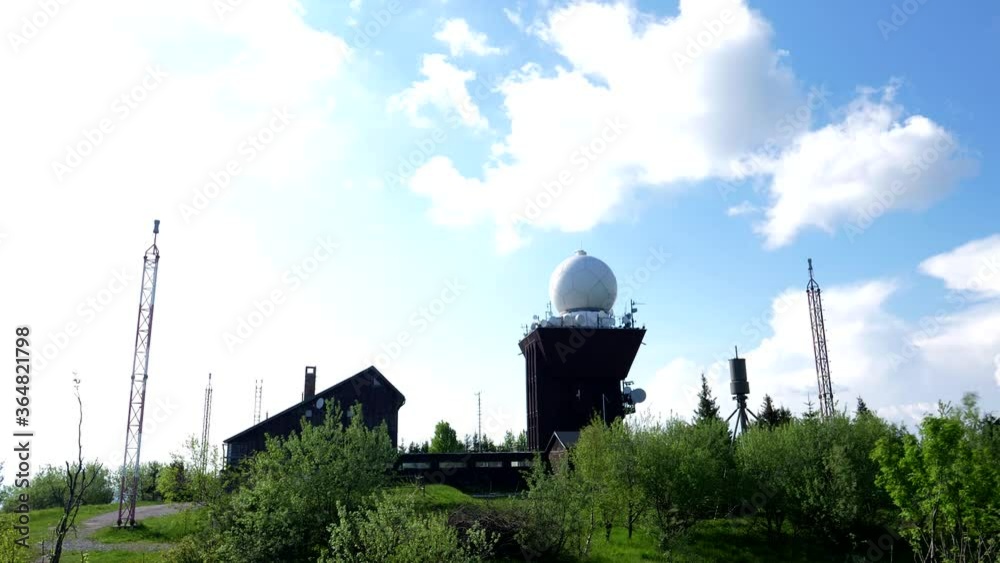 Time Lapse - A view of the Kojsovska hola recreational area in Slovakia