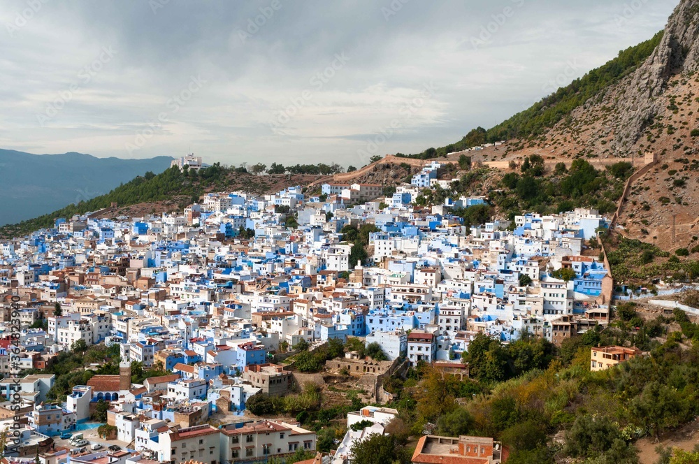 Fototapeta premium Chefchaouen Morocco Maroc Blue City
