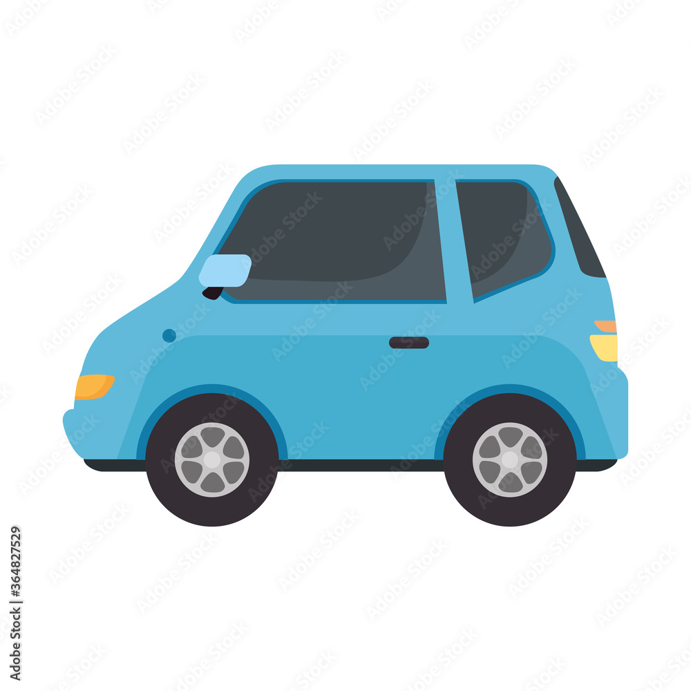 blue car design, Vehicle automobile auto transportation transport wheel automotive and speed theme Vector illustration