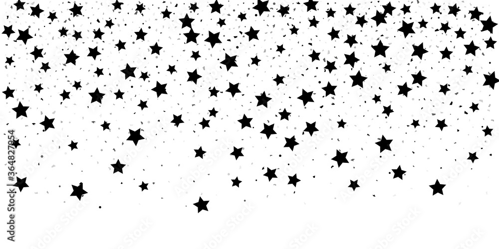 Fototapeta premium Confetti stars.