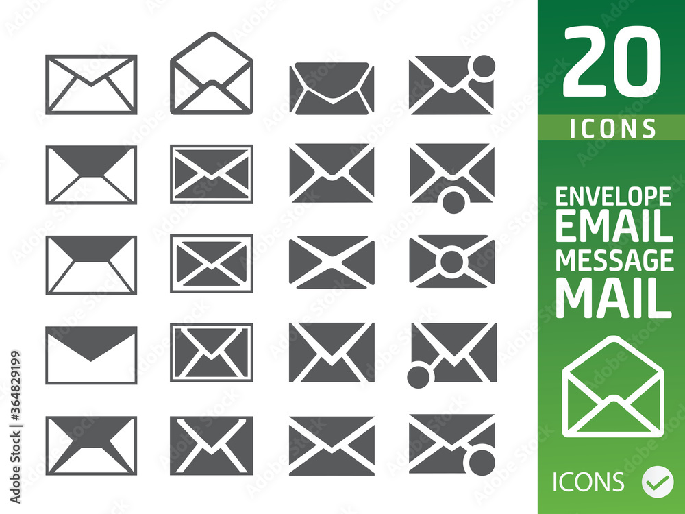 Mail,email icons set ( set of 30 vector icon ) Mail,email icons set ( set of 30 vector icon )