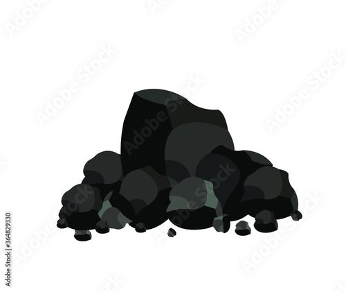 Collection of Pile of charcoal,Coal