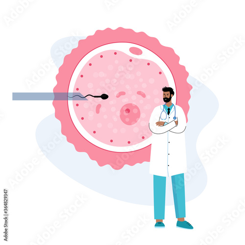Reproductive system concept