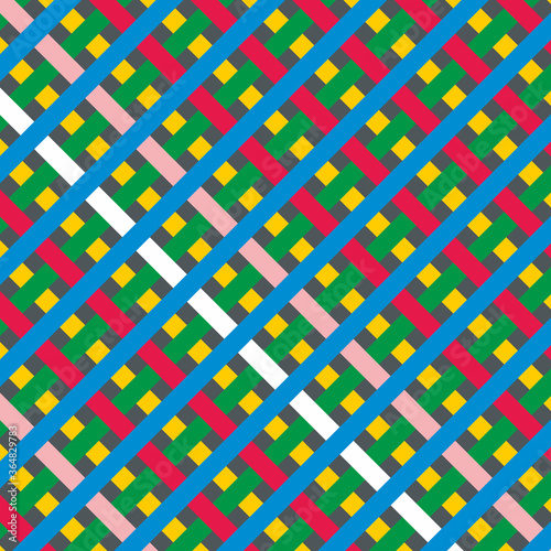 Vector abstract geometric forms color background.