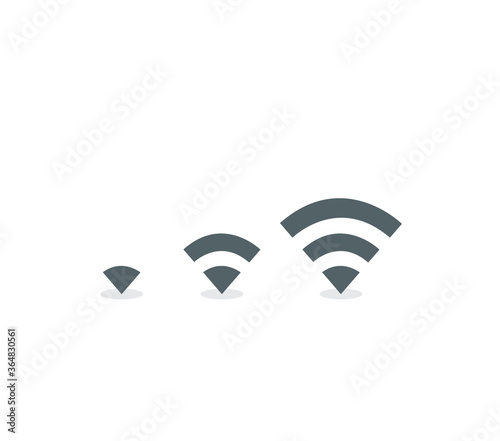Wifi sign icon vector