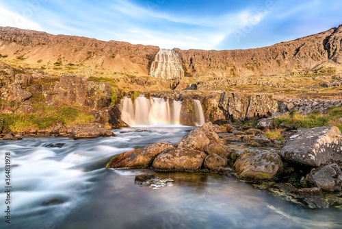 Wasserfall in Island Dynjandi