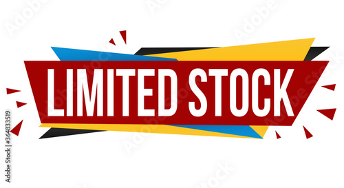 Limited stock banner design