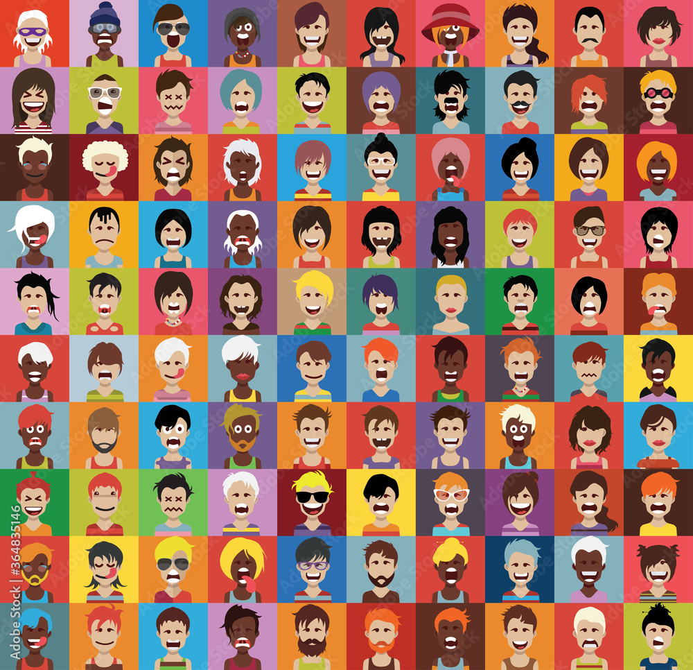 People avatars. Vector women, men avatar. - Vector People avatars. Vector women, men avatar. - Vector