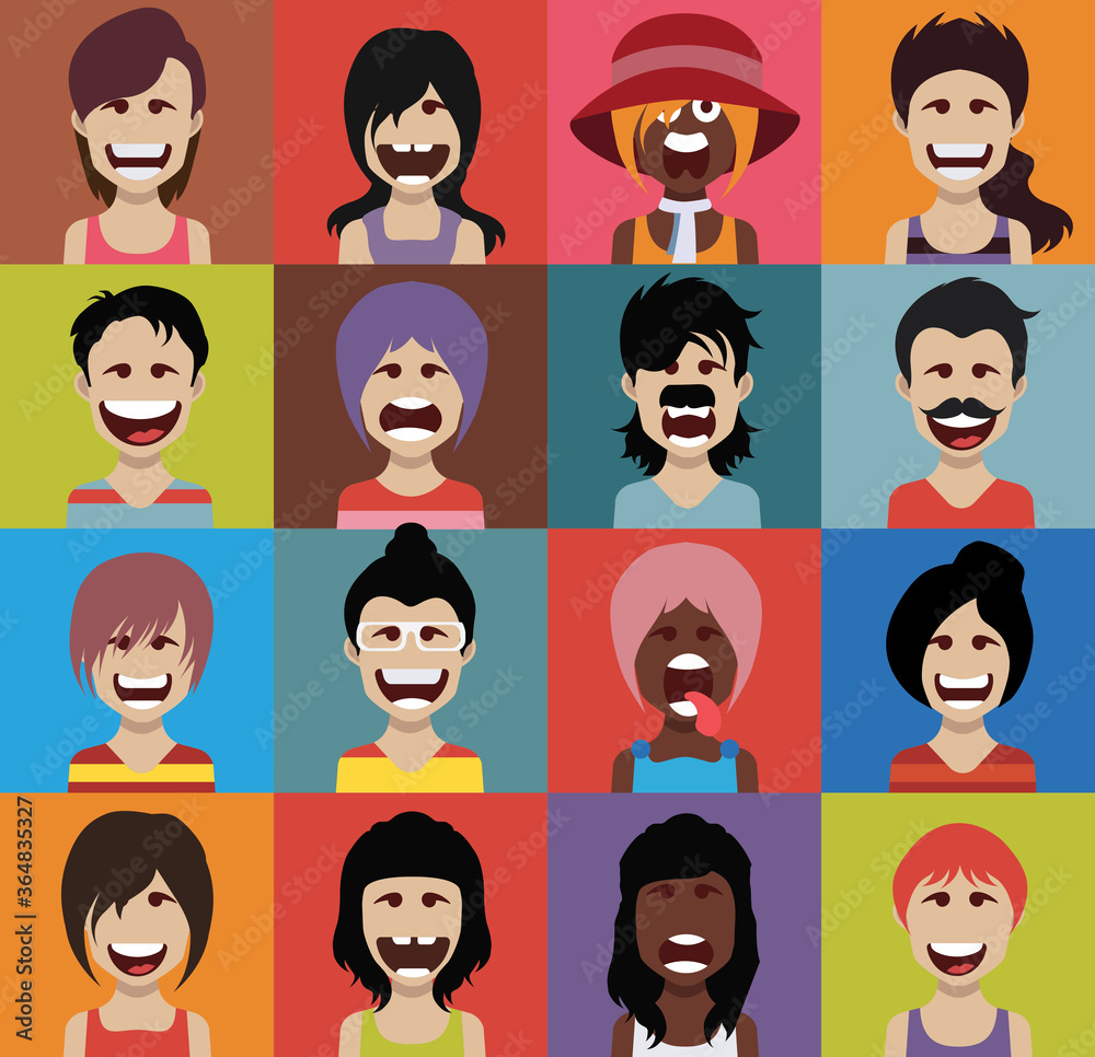 People avatars. Vector women, men avatar. - Vector People avatars. Vector women, men avatar. - Vector