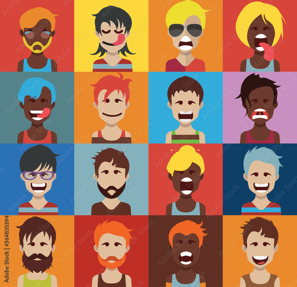 People avatars. Vector women, men avatar. - Vector People avatars. Vector women, men avatar. - Vector