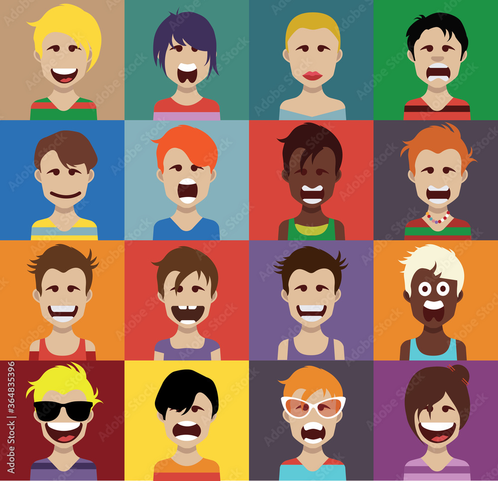 People avatars. Vector women, men avatar. - Vector People avatars. Vector women, men avatar. - Vector