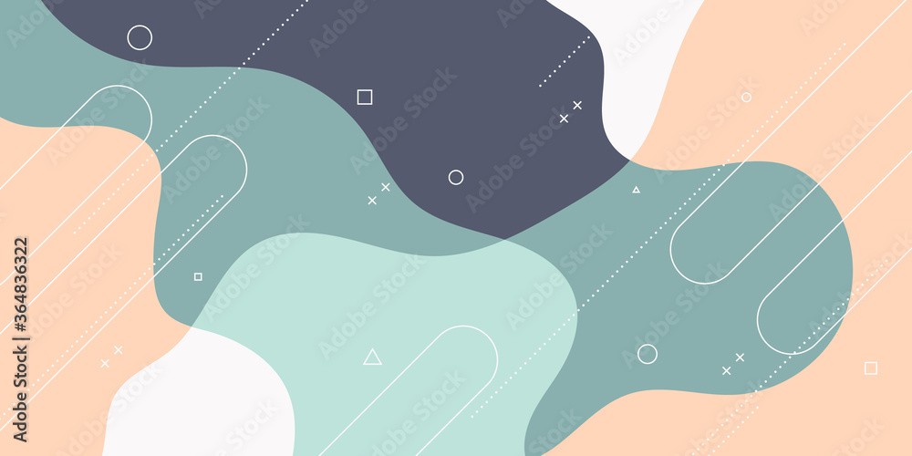 Abstract Modern Background with Memphis Element Abstract Modern Background with Memphis Element