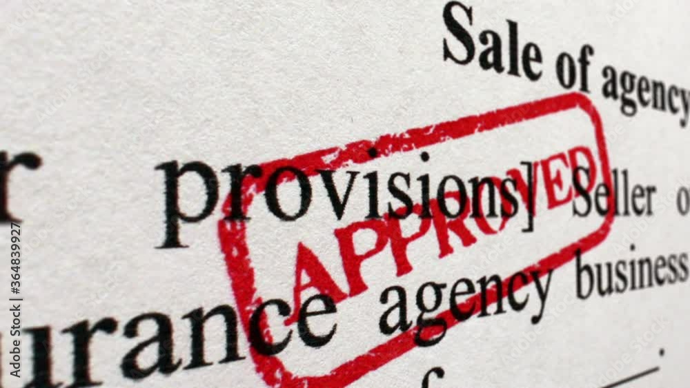 Sale of agency approved dolly shot Sale of agency approved dolly shot
